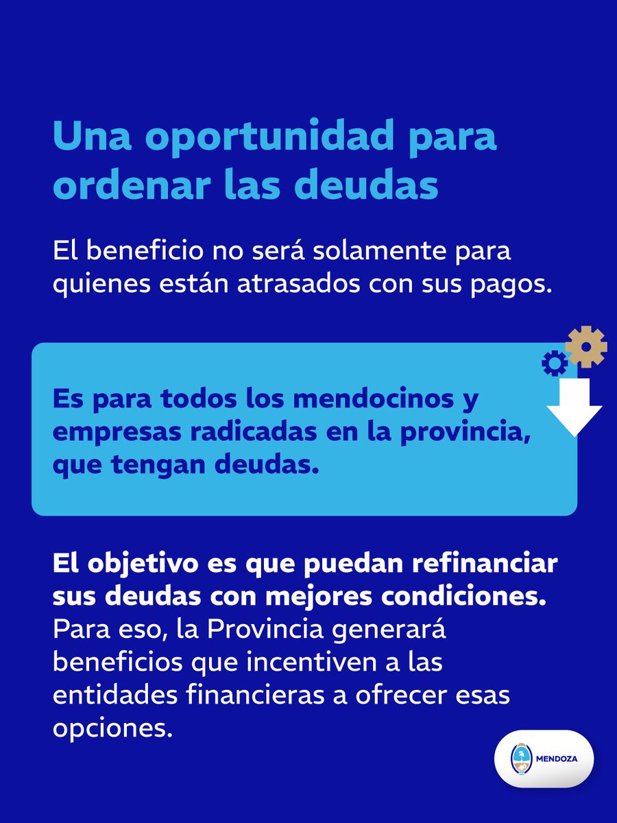 alfredocornejo's tweet photo. Sabemos que muchas familias y empresas tomaron créditos en un contexto muy distinto al actual y hoy necesitan mejores herramientas para ordenar su situación financiera.

Por eso enviamos a la Legislatura un proyecto de ley que busca facilitar la refinanciación de deudas con tasas más bajas y plazos más largos. La Provincia busca reducir el costo de esas operaciones, eliminando el Impuesto de Sellos y otorgando beneficios en Ingresos Brutos a las entidades que ofrezcan mejores condiciones.
