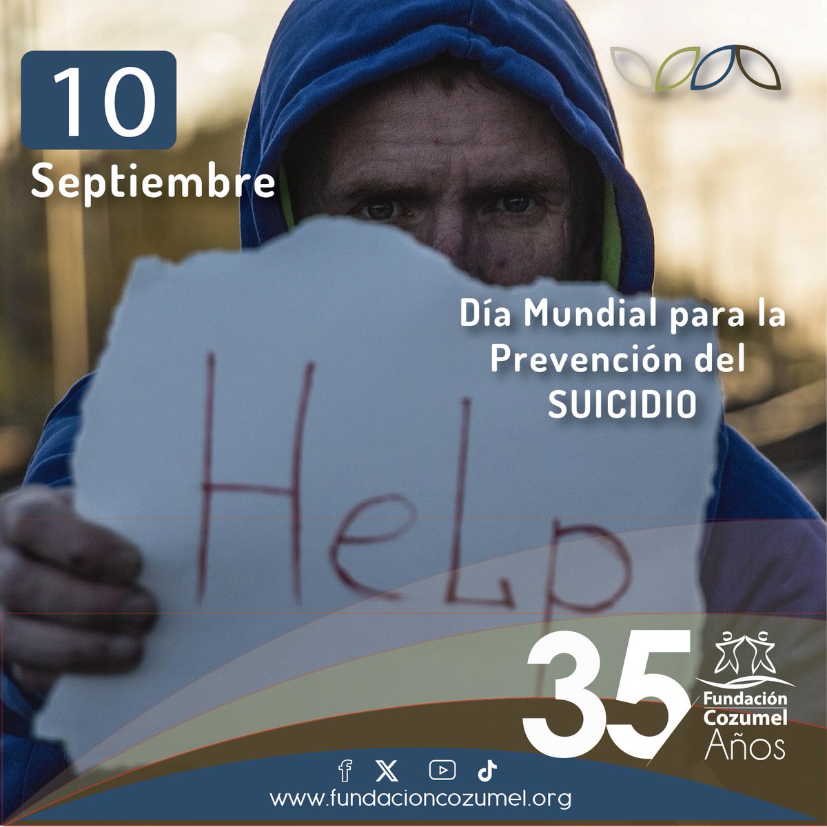 fccozumel's tweet photo. El suicidio se puede prevenir. Infórmate: https://t.co/dD6bYgFpJX https://t.co/EMWIRg5NvN