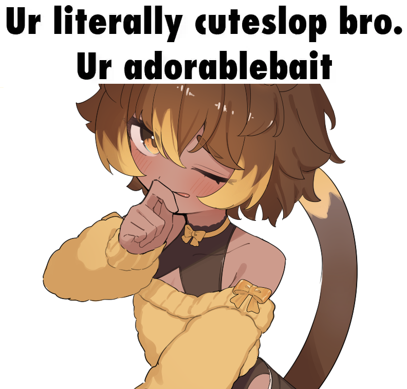 fuwafavt's tweet photo. Ur literally cuteslop bro ur adorablebait https://t.co/t8pwjHd15Z