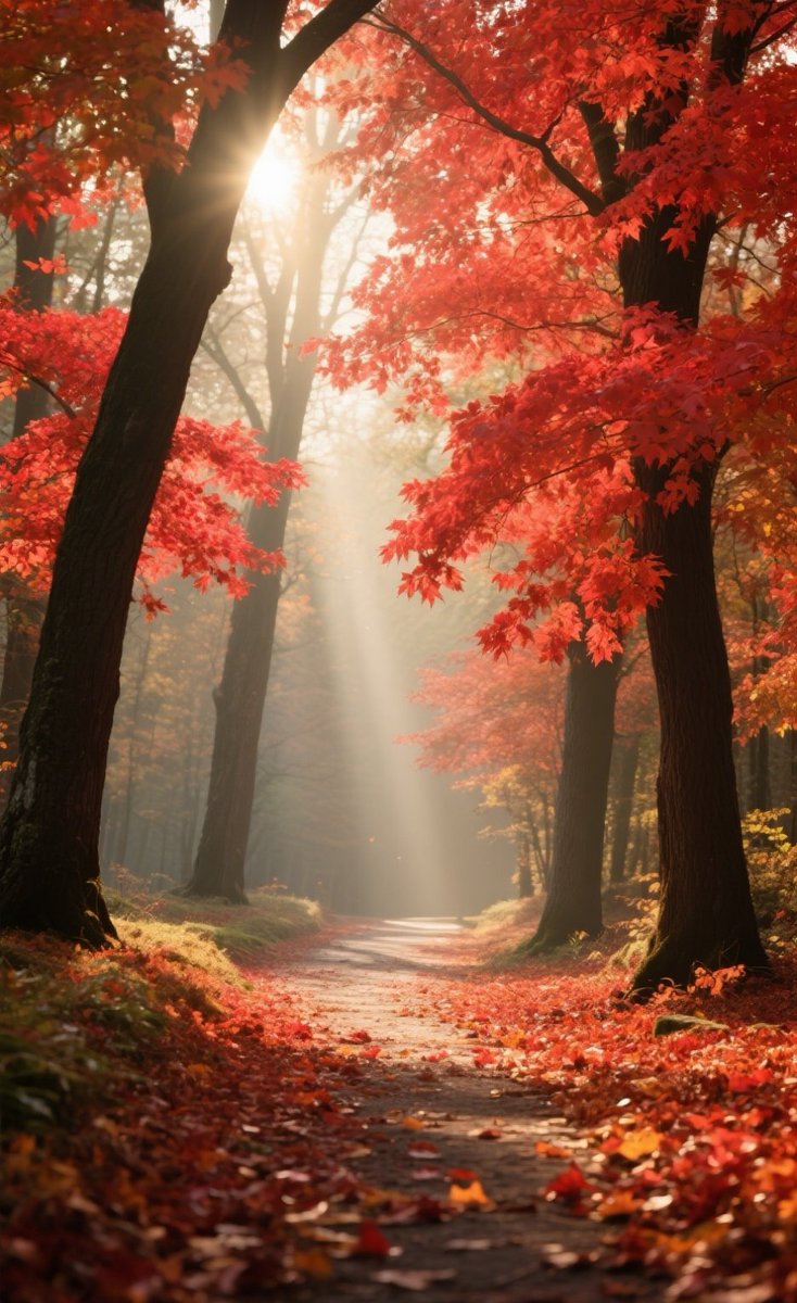 alexandravarg25's tweet photo. Golden autumn sunshine filtering through maple leaves, making every step feel like a gentle warm hug. https://t.co/030aWTQUtX