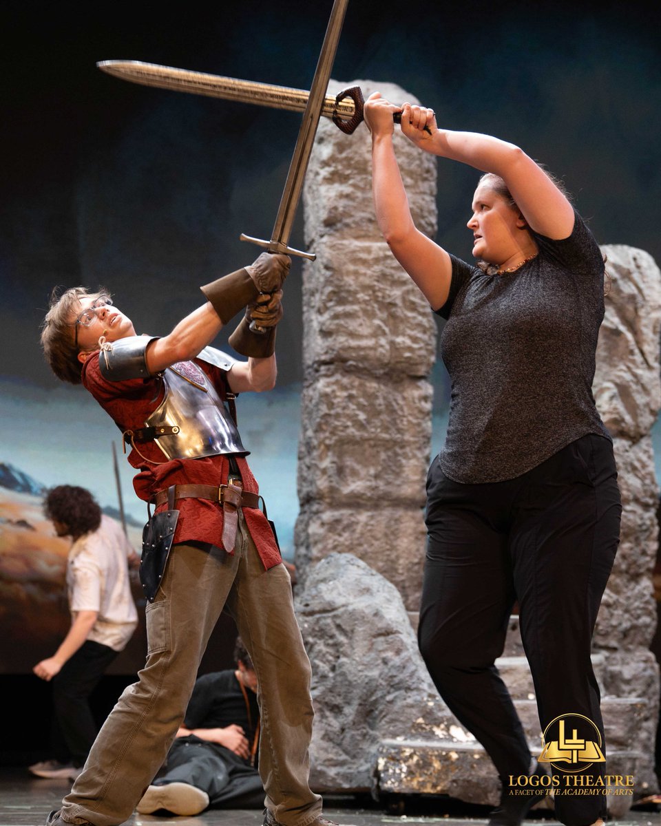 LogosTheatre's tweet photo. The battle continues in Branson as #TheLiontheWitchandtheWardrobe gets ready to take the stage!

Individual fights are carefully choreographed and rehearsed as opening approaches!

Will we see you there?
Tickets: https://t.co/cW0WgGGAu4

#NarniaOnTour #AslanisontheMove https://t.co/rZ8KFNwXVZ