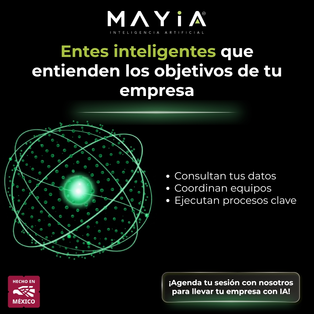 MAYIA_IA's tweet photo. En MAYIA desarrollamos entes y agentes inteligentes que se integran a tus workflows para convertir la inteligencia artificial en una capacidad activa dentro de tu organización.

📲 Descubre cómo incorporar agentes inteligentes a tu operación.
👉 WhatsApp: +52 55 5331 5526
#MAYIA https://t.co/cZMDMfSuCF