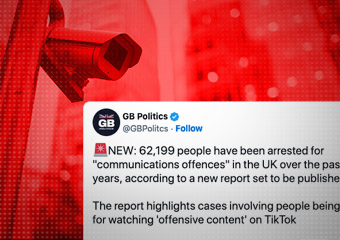 PrisonPlanet_pl's tweet photo. Wolność i demokracja? Ponad 60 000 osób aresztowanych za komentarze w internecie i oglądanie filmów na TikToku.

W ciągu ostatnich pięciu lat ponad 60 000 osób w Wielkiej Brytanii zostało aresztowanych za „przestępstwa związane z komunikacją”, które obejmują https://t.co/MpuUajxbq5. oglądanie filmów na TikToku. Szokujący nowy raport organizacji Big Brother Watch ujawnia skalę „orwellowskiego” tłumienia wolności słowa w Wielkiej Brytanii. Od 2021 r. co najmniej 62  199 osób zostało aresztowanych za tego typu przestępstwa, przy czym 18  150 zostało oskarżonych, a 12 292 skazanych...

Więcej: https://t.co/ys1Ham89ni