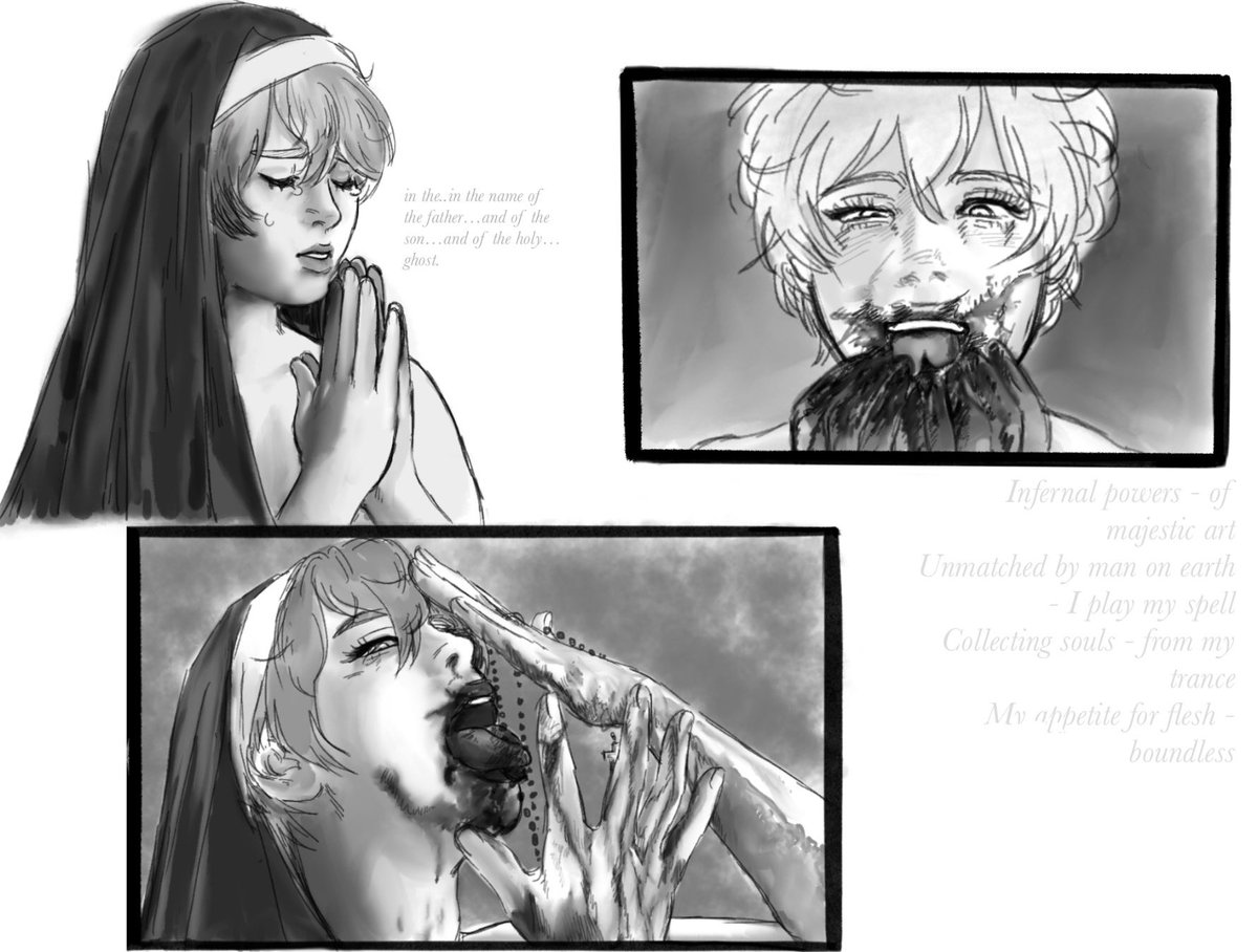 crusiabilis's tweet photo. SuFin, priest swe x succubus nun fin 🥺 
thank you guys for 400 im so happy https://t.co/arGdXUX2Iw