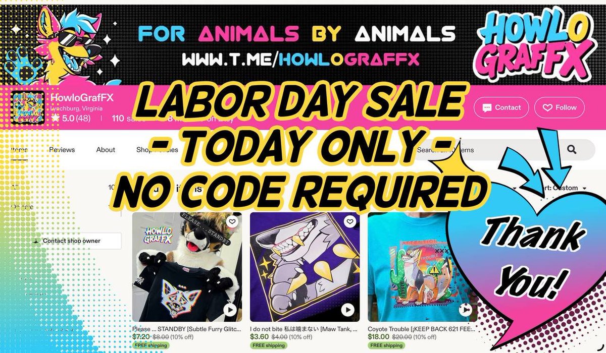 HowloGrafFX's tweet photo. Happy Labor Day!!!

https://t.co/KopTIsijVQ

Sale going on today only, no coupon code required. Thanks for browsing, sharing &amp; supporting ✨️ https://t.co/fbhpwYdEEm