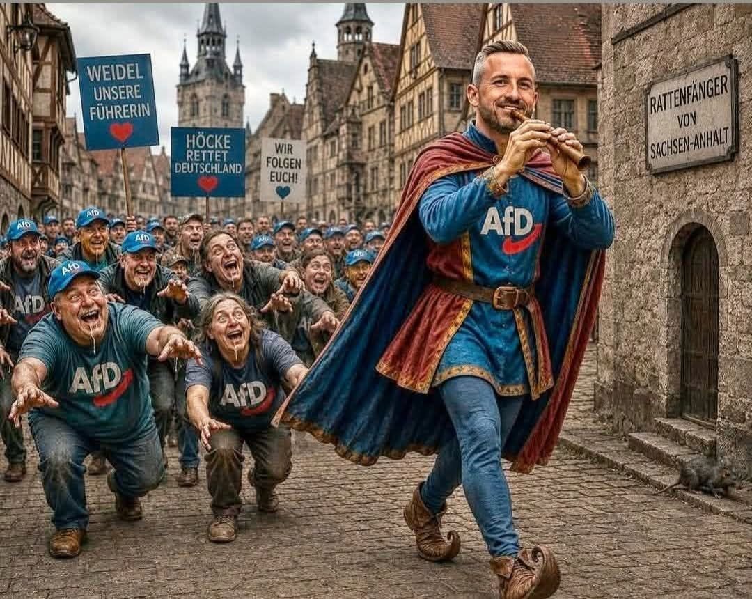 Suzimiya's tweet photo. Stefan Schnabel #Fb: 

Rattenfänger von Sachsen-Anhalt https://t.co/rT4PMqK5fA