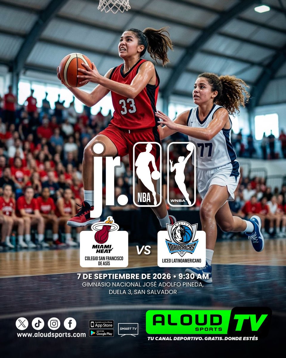 AloudSports's tweet photo. #Baloncesto 🏀

👉🏼 Que comience la acción en la duela con los juegos de la #jrNBA y #wNBA  

#AloudSports 🟢 https://t.co/tpHYLc4wCU