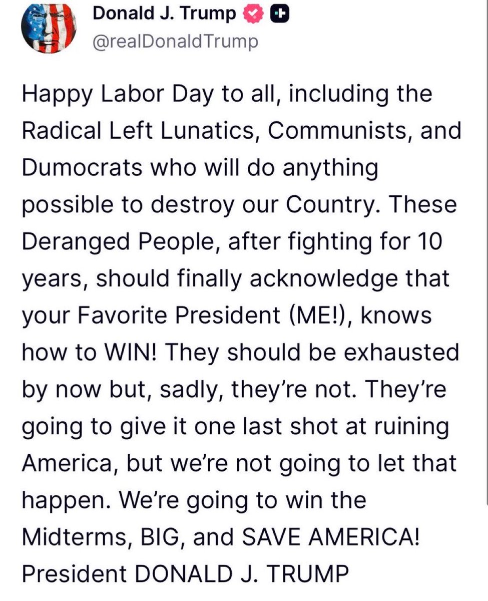 JoJoFromJerz's tweet photo. Oh how I miss being governed by someone who wasn’t a stark raving mad motherfucking lunatic. https://t.co/gHmZMsWxYx