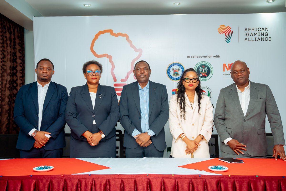 AfricaniGaming's tweet photo. COLLABORATION IN ACTION 🌍

Today’s press conference brings stakeholders from Kenya, Nigeria, South Africa, Tanzania, Uganda and Malawi together around a shared commitment to player protection and more sustainable gambling markets.

Six countries. One commitment.

#PlaySafeAfrica https://t.co/jxPrtml690