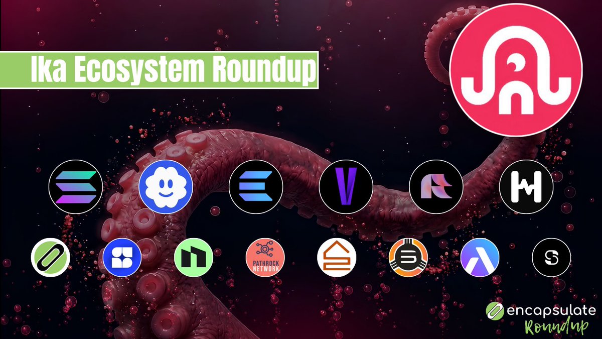 encapHQ's tweet photo. 🌐 Ika Ecosystem Roundup

From zero-trust MPC and native cross-chain execution to programmable wallets, AI agents, Bitcoin DeFi, and the expansion to Solana, @ikadotxyz has been building the infrastructure for a more connected onchain economy.

Here’s a look at some of the key developments across the $ika ecosystem 🧵👇(1/12)