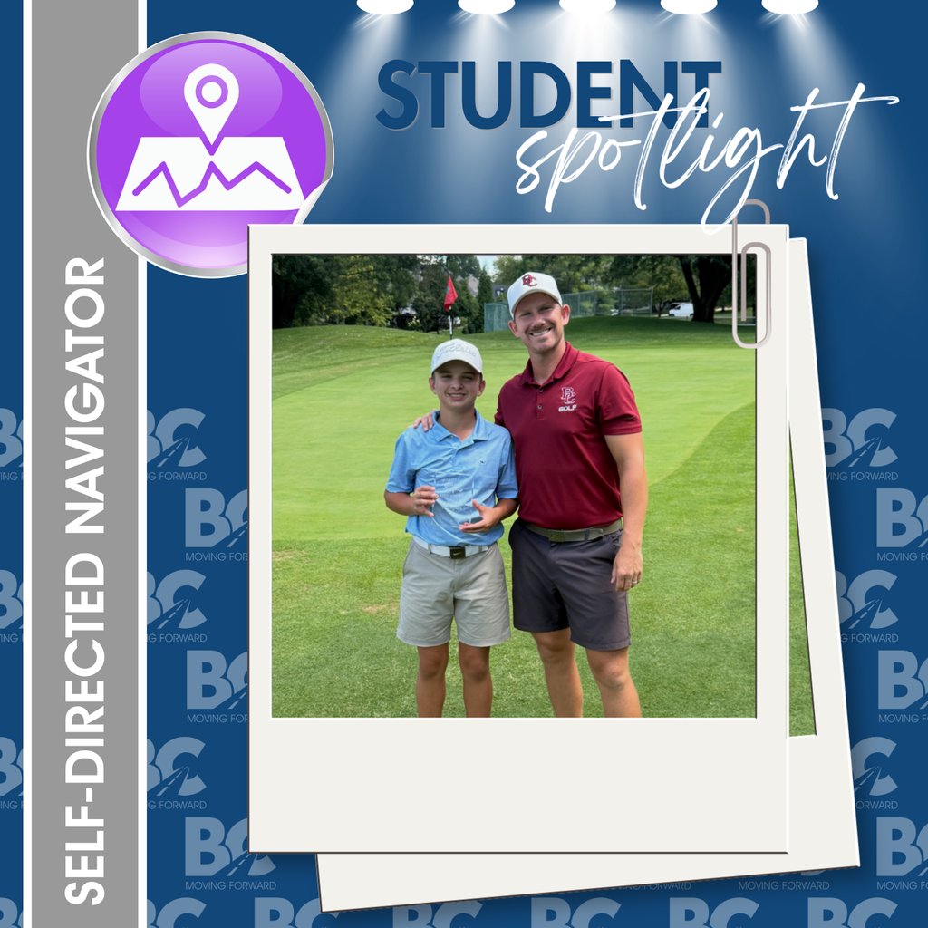 bcpsky's tweet photo. ๐ Student Spotlight: Rock Latkovski ๐ BCHS junior Rock Latkovski shot a 72 to win the 2026 Bullitt East Invitational at Polo Fields! A true #BCPSSelfDirectedNavigator. #MovingForward https://t.co/vvCZPlLH8L