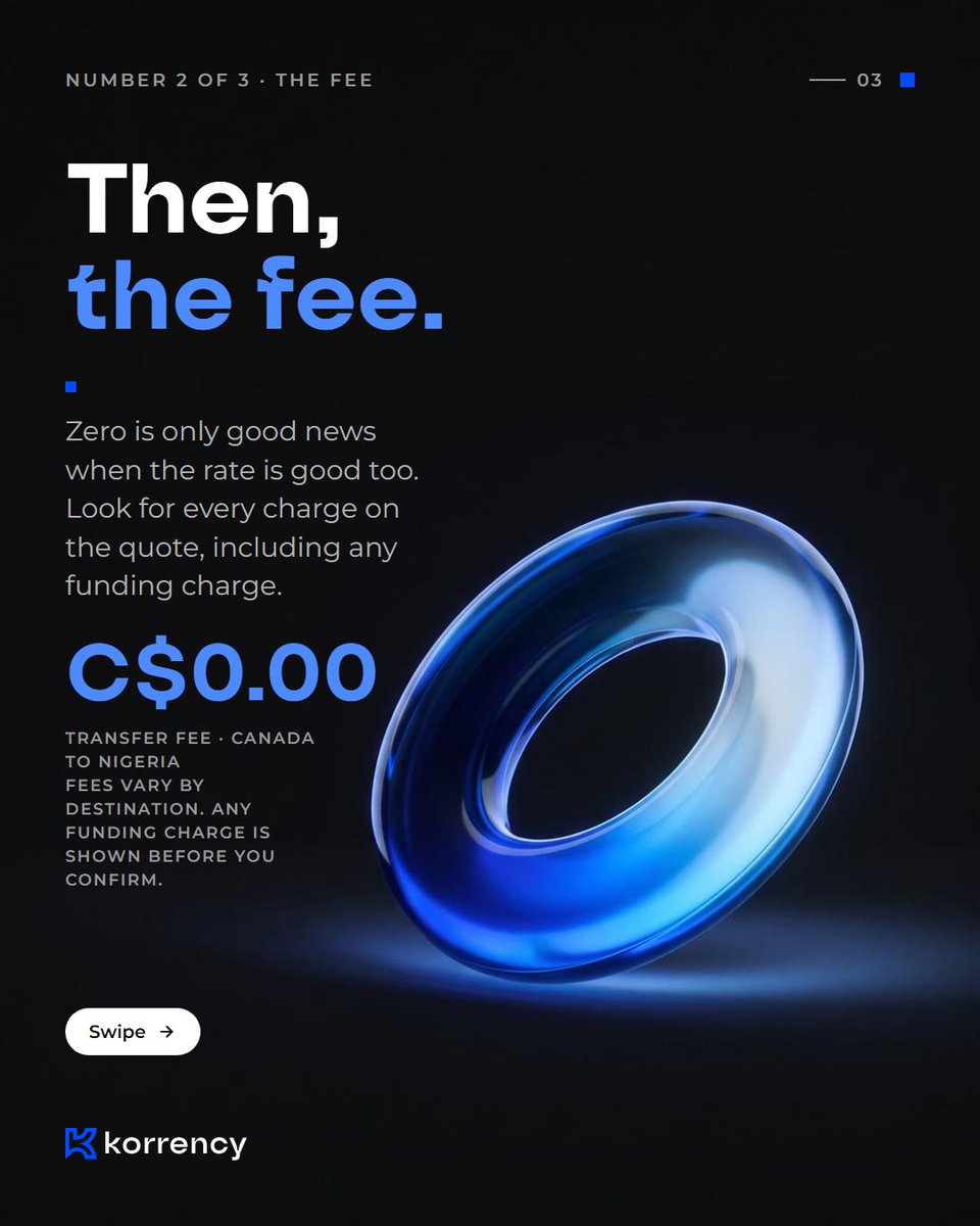 SendKorrency's tweet photo. Hard-earned money deserves clarity.

Before you send, compare the rate, the fee and the exact amount that arrives. Korrency shows all three before you confirm.

https://t.co/YJArdbZogT https://t.co/Cp2vpKSTJP