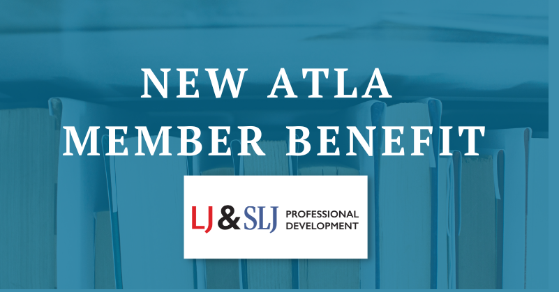 YourAtla's tweet photo. 𝗜𝗖𝗬𝗠𝗜: Atla members now receive an exclusive discount on online professional development from 𝘓𝘪𝘣𝘳𝘢𝘳𝘺 𝘑𝘰𝘶𝘳𝘯𝘢𝘭 and 𝘚𝘤𝘩𝘰𝘰𝘭 𝘓𝘪𝘣𝘳𝘢𝘳𝘺 𝘑𝘰𝘶𝘳𝘯𝘢𝘭. Learn more at the link below!

https://t.co/OwelWZiuTH https://t.co/hWDOIK3MNU
