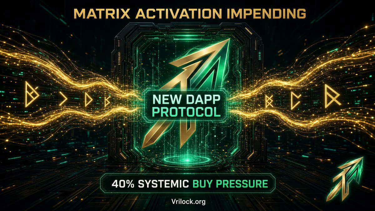 Vrilock_dapp's tweet photo. INCOMING DEPLOYMENT: THE VRILOCK MATRIX IS AWAKENING⚡️👁️⚡

Operators and Holders, our next major tactical execution is on the horizon. A new decentralized portal (Dapp) is preparing for launch.
This isn't just about unlocking elite education and tactical knowledge. It is a fully symbiotic, subscription-based wealth engine designed to reward the collective.

Here is the only metric you need to understand today: 40% of all volume flowing through this new ecosystem will be programmatically injected directly into buying $VRIL.

Constant, algorithmic buy pressure. Absolute value condensation. While the market gambles on noise, we are building an autonomous machine that eats supply.
Prepare your nodes. The Matrix activation is imminent. 🧠⚡

#Vrilock #Solana #Crypto #Web4 #Defi