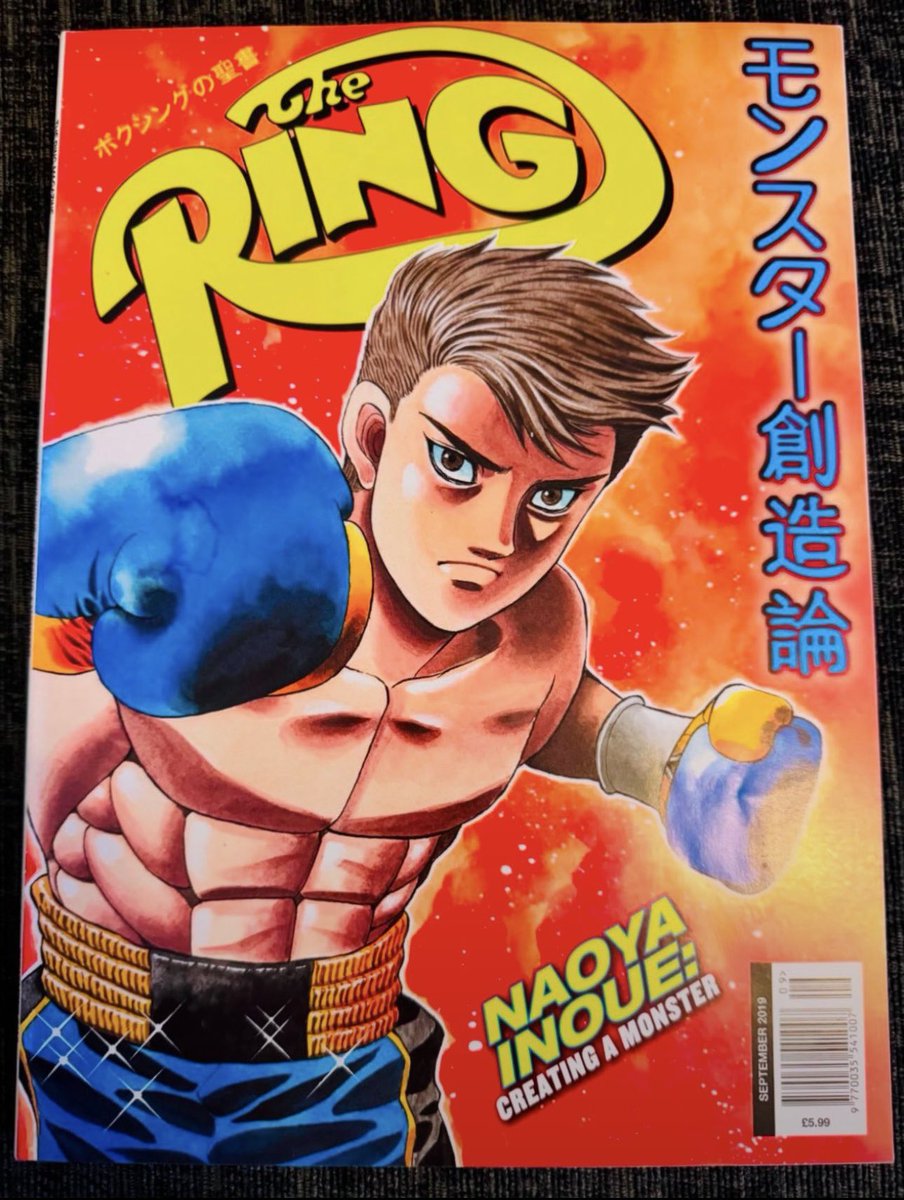 Tyson91seconds's tweet photo. 7 years ago this month.
This has to be one of the best @ringmagazine covers of all time.
Thoughts 💭
#TheMonster #NaoyaInoue
#Japan 🇯🇵 https://t.co/gDO3hwP4q1