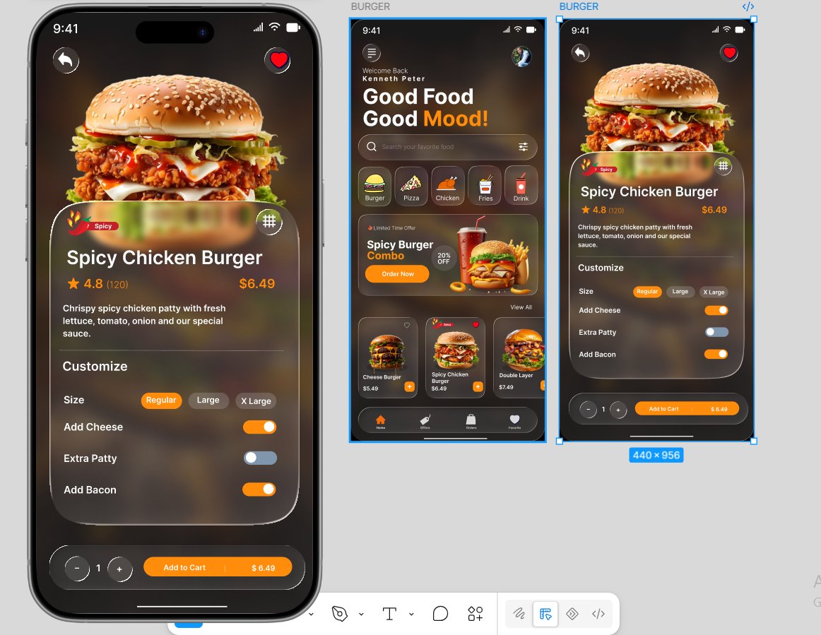 KennethNjoku0's tweet photo. Day 6/30 — 30 Days Design Challenge
Day 6 is all about food, flavor, and a seamless ordering experience! 🍔🔥
Good food deserves a good experience. 😋
What do you think of the UI?
#PDU30DayChallenge #UIDesign #UXDesign #FoodDeliveryApp #ProductDesign https://t.co/oNWPU6czhK