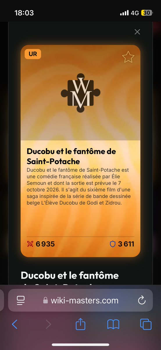 Raeimie's tweet photo. @selinnn_04 C’est un site de carte à collectionner mais que avec des sujets de wikipedia et je suis addict là https://t.co/WQ2EA9oxFz