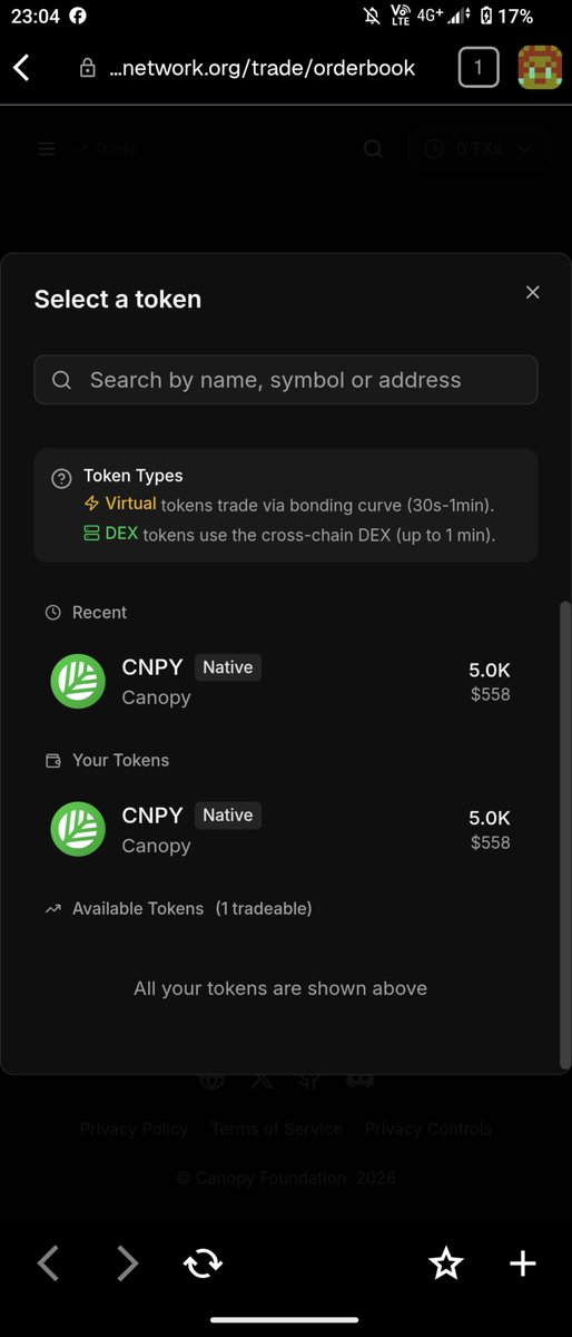 Airdropp207's tweet photo. 🔥 $CNPY Airdrop: 5,160 testnet points but $0 balance?
Many received tokens, why am I still waiting?
• Found 5,000 $CNPY in the Trade tab, but not sure if it's my actual reward!
• Auto-drop bot batching is extremely slow.
Is this my allocation? ⏳
@CNPYNetwork #CanopyNetwork https://t.co/yKb0TuWf0w