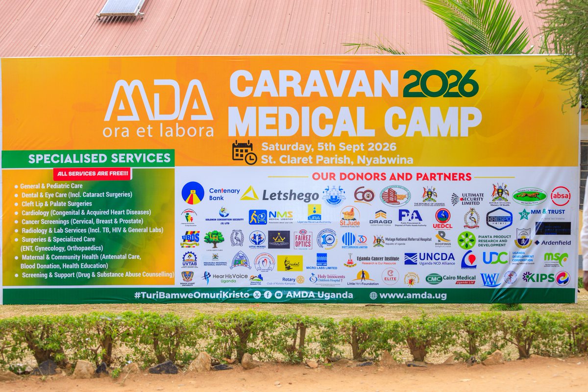 AMDAUganda's tweet photo. More moments: the medical camp on Saturday 5th September 2026 at the #AMDACaracan2026 in Nyabwina Parish.

#CaravanMuruhuura https://t.co/CJ9NFAcy4l