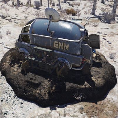 WastelanDweller's tweet photo. #Fallout76 Fallout 1st August Free Item - GNN News Van Skin for the Survival Tent (Available until September 15). The Survival Tent is available as long as a FO1st subscription is active. It looks like they extended the time limit from September 8 to September 15. https://t.co/IYAvcxAz9R