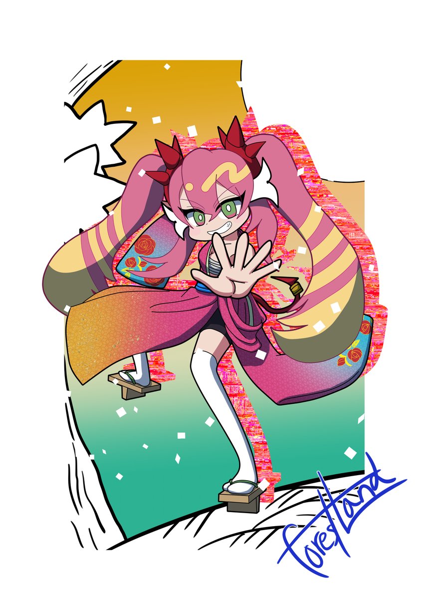 OEKAKIHUKUROU's tweet photo. Evil★Twinアニメ化決定したので
過去の★Twinの絵
#OCGファンアート https://t.co/kG58YqHx2Z