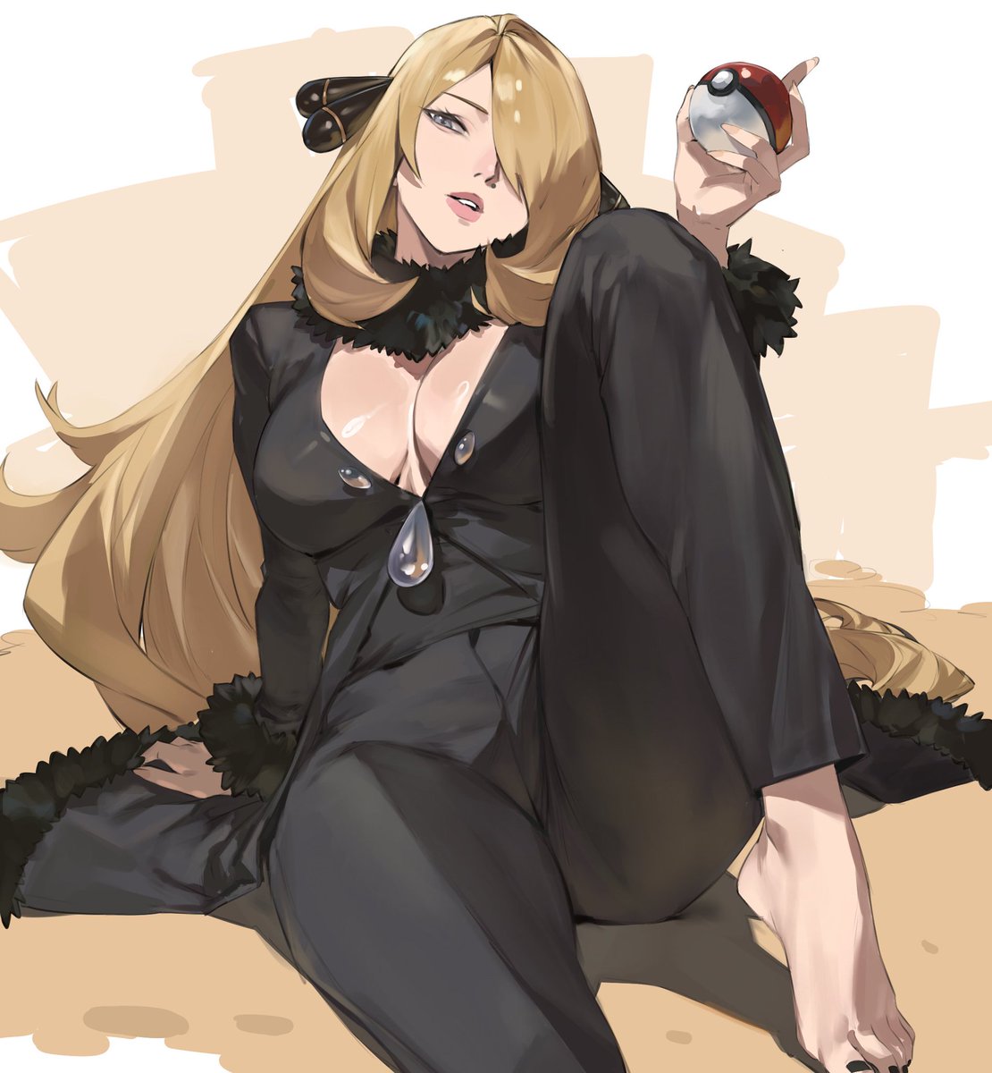 XfataG1937's tweet photo. Cynthia pokemon sfw https://t.co/q6NKKkUUdR