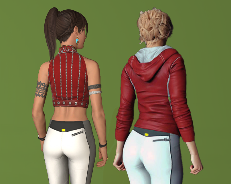 ElyssaMakesMods's tweet photo. Been working on porting over Sam's yoga outfit from Until Dawn to ff14. her jacket's still WIP, but pants and shoes are ready to go. And yes, those pants are thicc 😁
Be sure to be checking my links to see if the mod's up! https://t.co/gYvulIz5Kl