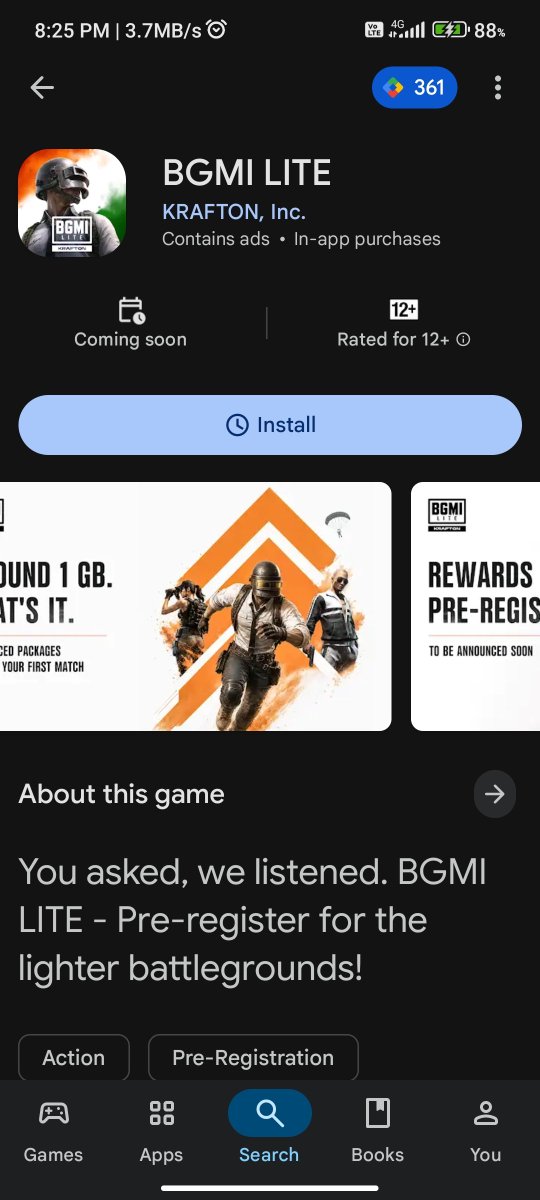 Lostboy_210's tweet photo. PUBG Mobile Lite got caught in the 2020 ban wave, and we’ve been waiting ever since. 😭

Now BGMI Lite is finally here, and pre-registration is LIVE. 🔥

Feels like a piece of 2020 gaming nostalgia is coming back. 🥹🎮

LET’S GO KRAFTON. 🇮🇳
#BGMILite #BGMI #krafton #pubg https://t.co/mI3RwCHs9r