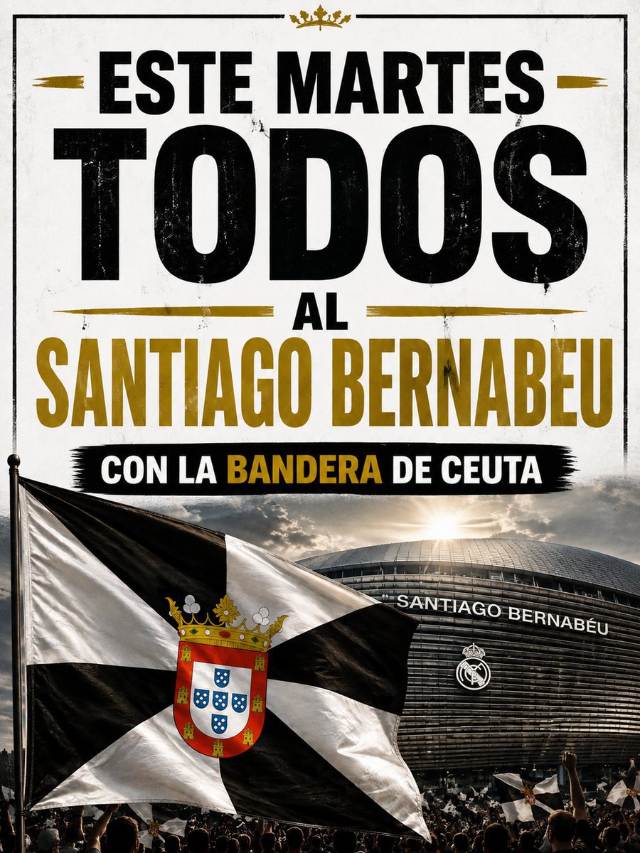 LuisMBaciero's tweet photo. #SantiagoBernabeuConCeuta https://t.co/FtxIQVIkpp
