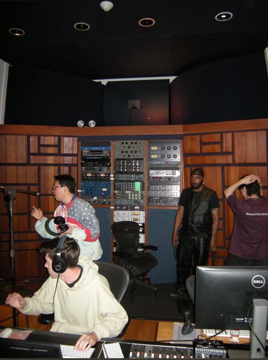 starboykkyu's tweet photo. JPEGMafia (rapper &amp; co-producer/writer of FYA) just posted some pics from the BTS LA studio sessions last year! Interesting timing. https://t.co/mYg4DAXpVu