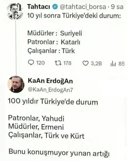 KumandanRte's tweet photo. KAAN kardeşim, S-400 böyle kullanılmaz… Adamın tweetine değil, direkt soy ağacına kilitlenmişsin.😎

Ümit'in faşisti gelecekten haber vermiş, KAAN kardeşim geçmişten gelip tek tuşla fişi çekmiş. 👏 https://t.co/LaexJpFy6O
