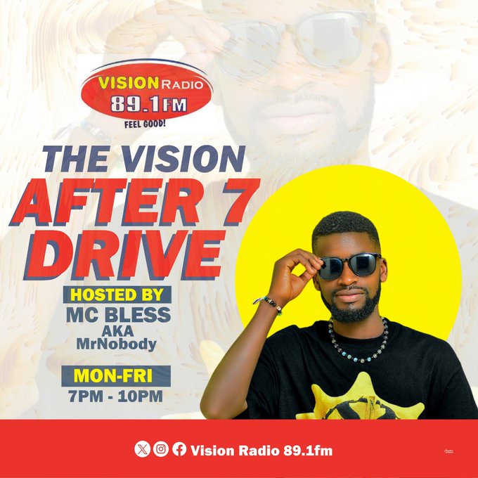 visionradio891's tweet photo. New week,
New Music.
Day 4 mourning the Tooro monarch.
@orishababless
#TheAfter7Drive
#MrNobody
https://t.co/XC4c9p3UY4 https://t.co/OGSYF4xqjM