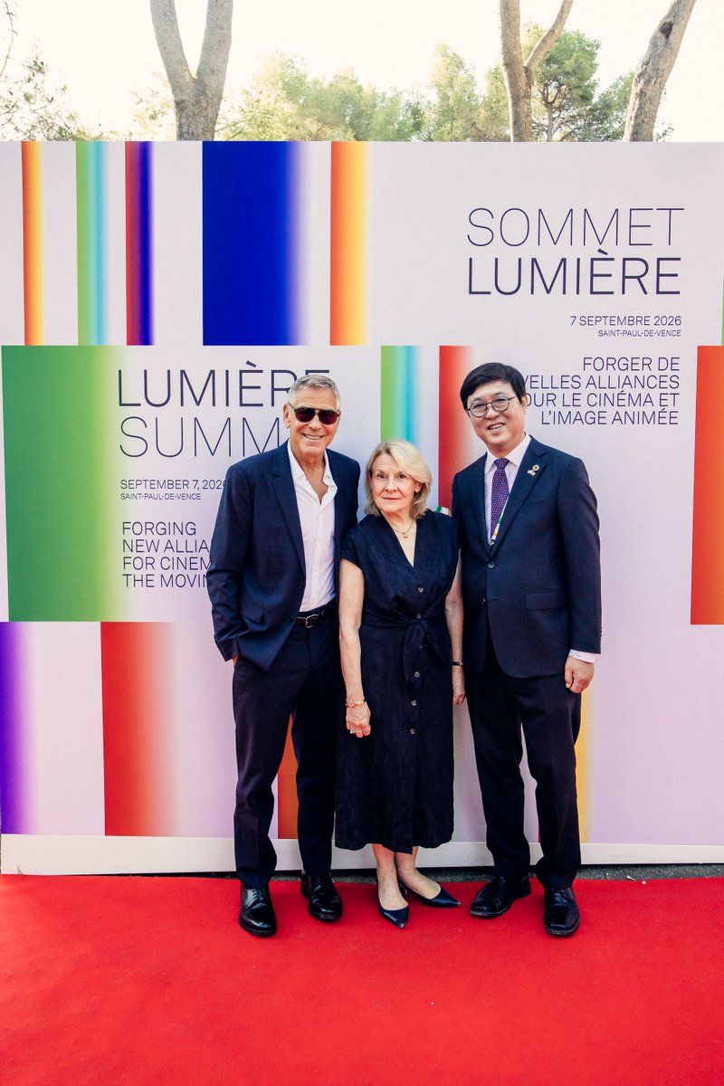 catherinepegard's tweet photo. Des engagements inédits pour l'avenir du cinéma.
À Saint-Paul-de-Vence, la France et la République de Corée ont présidé le Sommet Lumière, réunissant États, créateurs, producteurs, diffuseurs, plateformes et acteurs du jeu vidéo ��️ https://t.co/bFUU1r2gm2