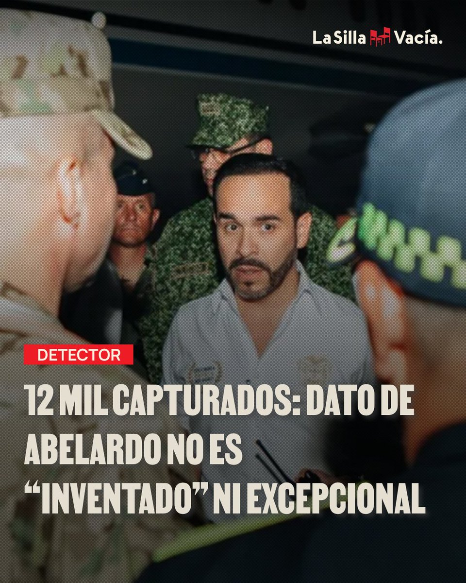 lasillavacia's tweet photo. #DetectorDeMentiras🔎 @ABDELAESPRIELLA reportó 12.575 capturas desde el 7 de agosto. Opositores dijeron que eran "inventadas" y defensores que era un "récord". 

Ni lo uno ni lo otro. La Policía confirmó 13.580 capturas, pero el volumen no es excepcional.
https://t.co/ATLZ1f0VBh https://t.co/AiOM17W4Ul