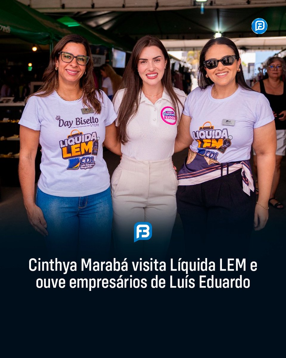 FalaBarreiras's tweet photo. CINTHYA MARABÁ VISITA LÍQUIDA LEM E OUVE EMPRESÁRIOS DE LUÍS EDUARDO
https://t.co/fN3NqSp7XN
#CinthyaMarabá #LíquidaLEM #LuísEduardoMagalhães #CDLLEM #ComércioLocal #OesteDaBahia
Siga o Falabarreiras no Instagram:
https://t.co/YnDGy4Gb9L
Falabarreiras, notícia é pra sempre! https://t.co/LdKHs9d35J