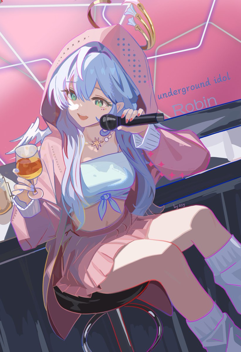 alexistwo2's tweet photo. Robin 🤍🩵 
#ロビン #RobinHSR #HonkaiStarRail #崩壊スターレール https://t.co/S61tsm2yWn