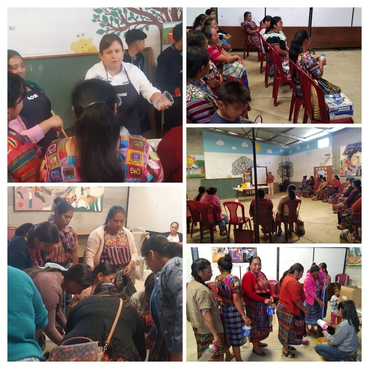FundatedNews's tweet photo. Talleres  para el empoderamiento de la mujer como parte del programa de empoderamiento y del proyecto de nutrición. Se abarcaron temáticas como elaboración de postres saludables y elaboración de desengrasante. 
En el proyecto de nutrición se donaron pañales y prenatales. https://t.co/maCL3g2br3