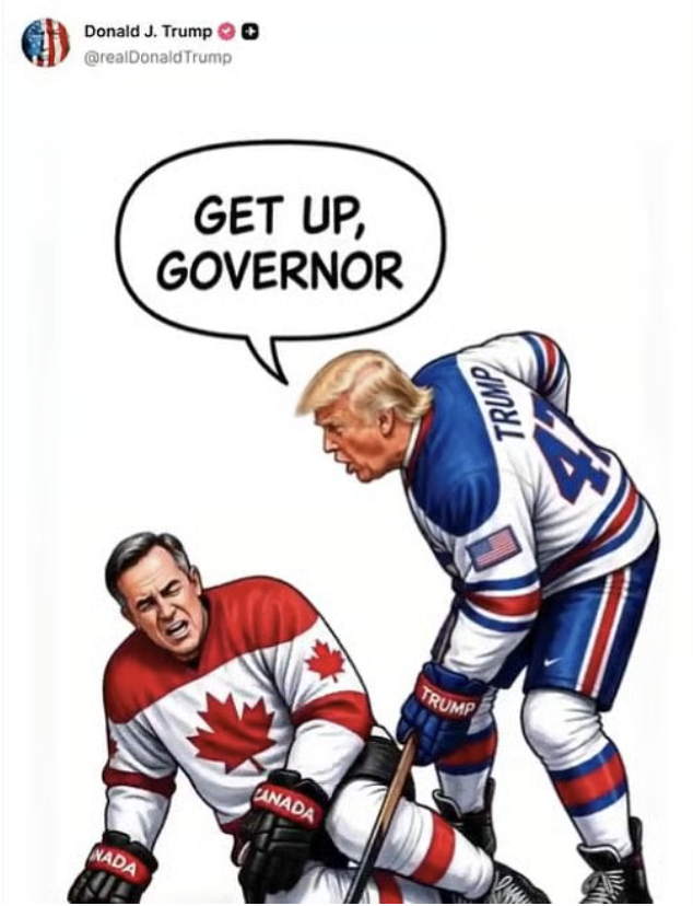 jengerson's tweet photo. Humour is incredibly effective, especially when it skewers the pretentious of power. Trump is weaponizing it in order to reverse that power hierarchy. 

This allows him to create at two-track message. Americans, for example, can look at the trade war and see a joke. https://t.co/zalB2pXeJ8