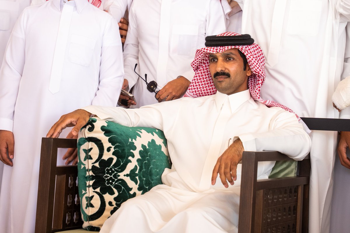 cpcfksa's tweet photo. الفائز بالمركز الأول في فئة فردي مفاريد (بكار) لون وضح

#مهرجان_ولي_العهد_للهجن 2026 https://t.co/MIslPeCxTj