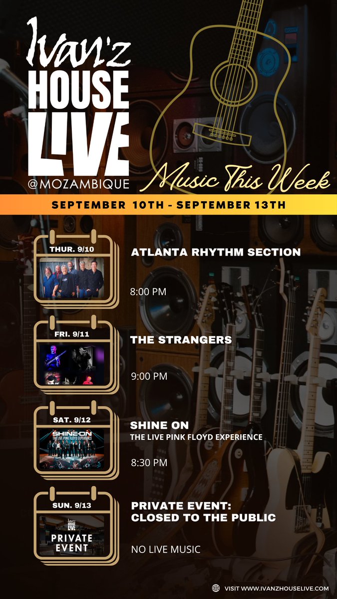 MozambiqueOC's tweet photo. Live music this week: September 10th - September 13th https://t.co/ZcBcDNZ1If