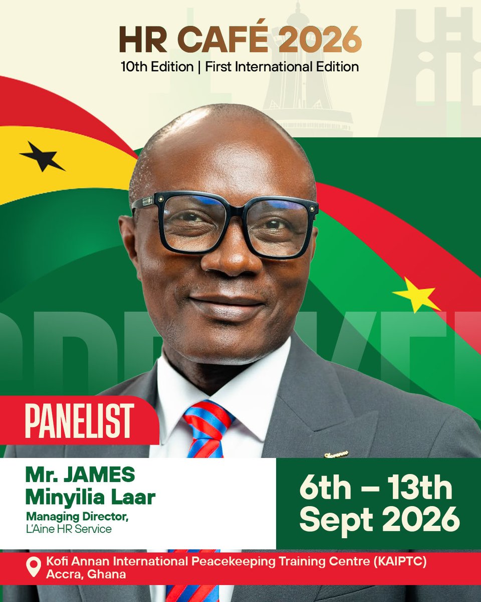 hrcafe_gh's tweet photo. 🇬🇭 AND THE CONVERSATION CONTINUES - GHANAIAN SPEAKERS

With expertise spanning leadership, human capital, artificial intelligence and public administration, they bring valuable perspectives to the dialogue on shaping the future of work.

#HRCAFE2026 #GhanaSpeakers #FutureOfWork https://t.co/ZRE73bj9D6