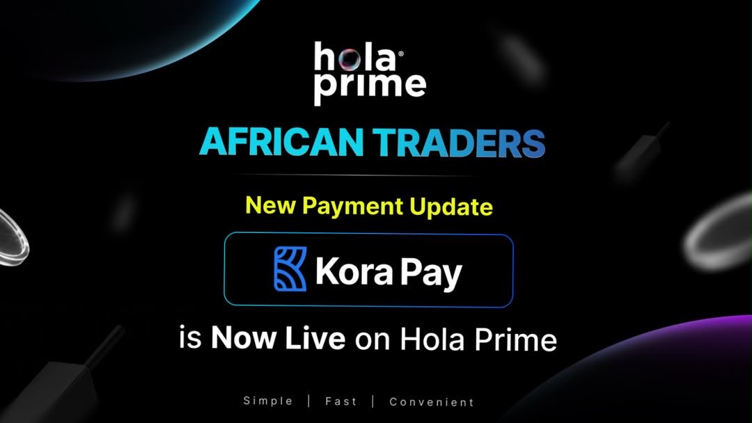 khaleepsonfx's tweet photo. The payment struggle is over for African traders. Kora Pay is now live on @HolaPrimeGlobal. Start your challenge.
 
 Start your challenge with code XAUMAN
 https://t.co/ULofI1vQKy https://t.co/ZmJaoroQJQ