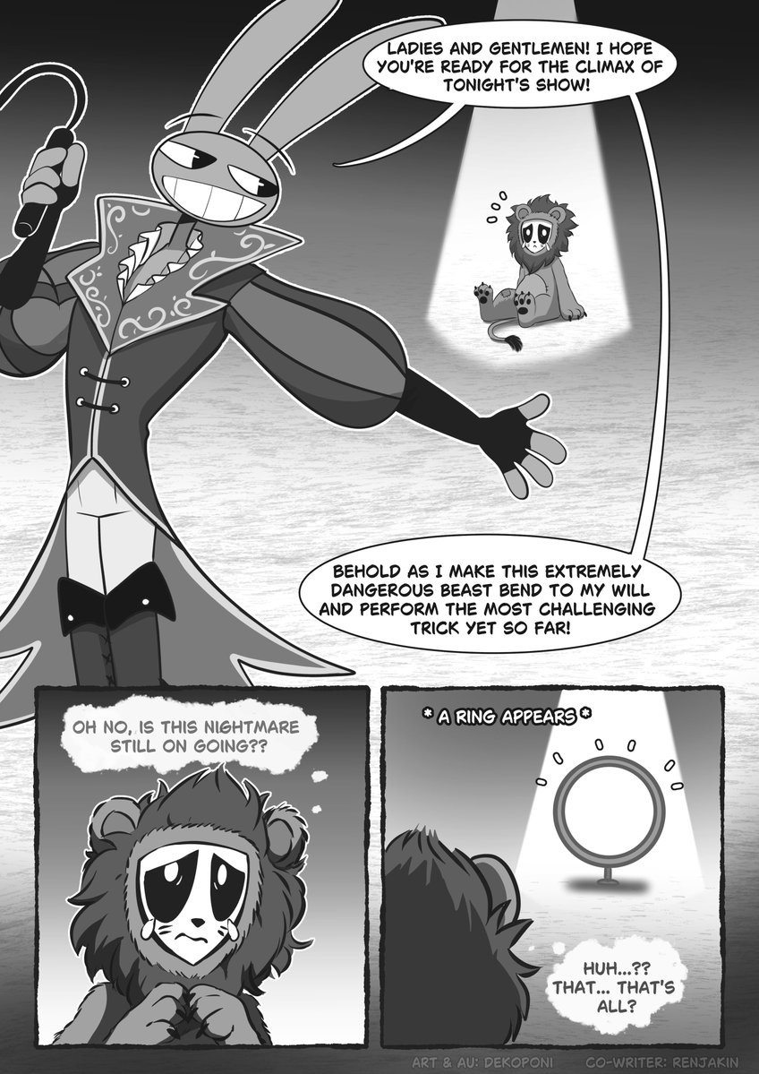 Dekoponi's tweet photo. The Amazing Hoax Circus: Chapter 4
Early access to Chapter 5 on Patreon
.
.
Part 1 / 4
#TADCㅤ https://t.co/iOorY1eFLF