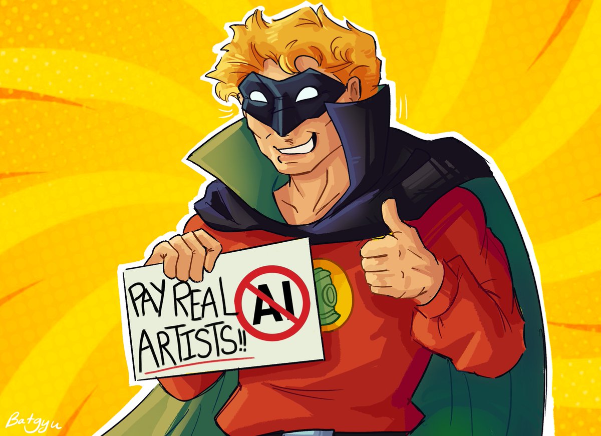 GreenLanternGGL's tweet photo. Pay real artists. 'Nuff said. https://t.co/hdiz2yw9Ci