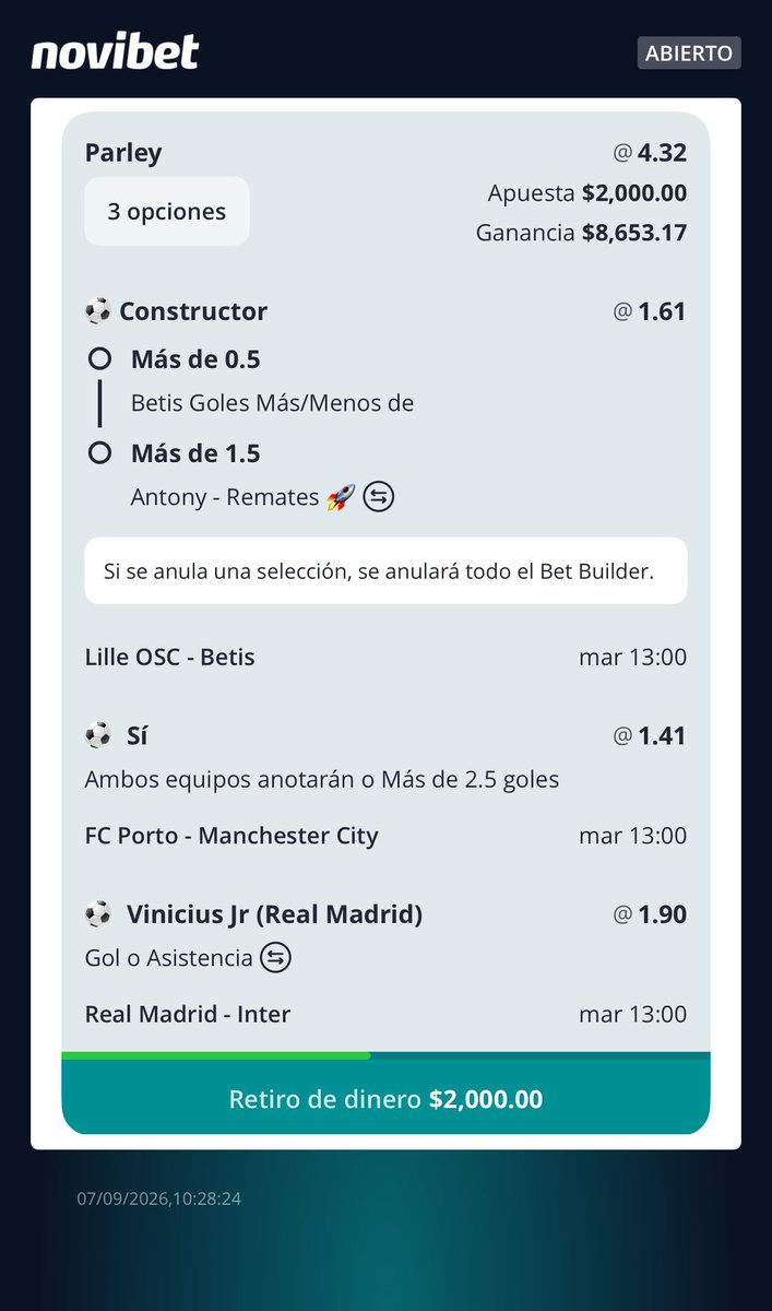 DRMLS23's tweet photo. Este triplete me gusta mucho! 4.32 para mañana, suerte🍀 https://t.co/uv1XAxPN8a