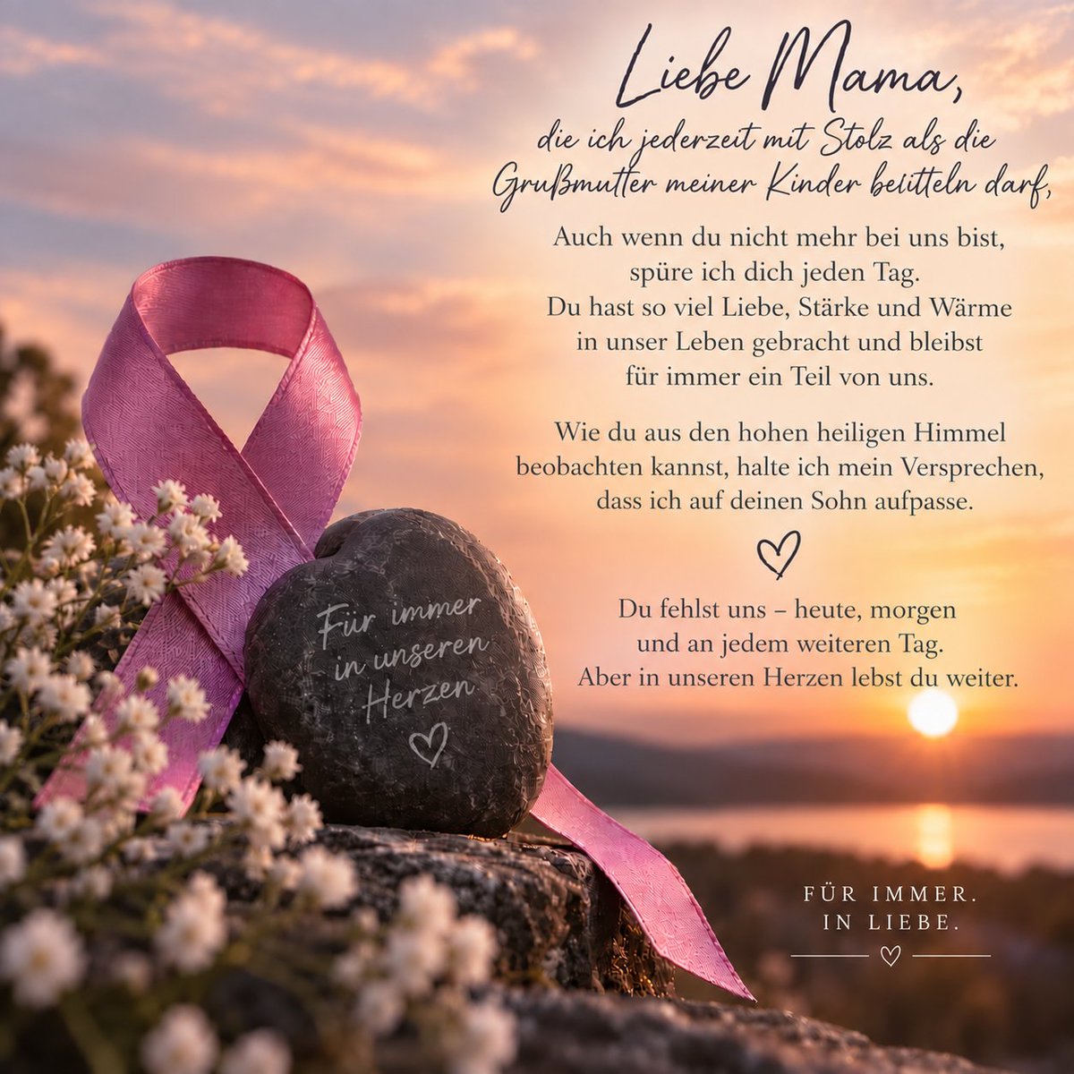 ShaniVanyali's tweet photo. Krebs ist kein Sieger, er vergeht mit dem Körper. Kein Verlieren oder Unentschieden. Die Krankheit verliert, weil die Erinnerung bleibt. Liebe Schwiegermama, ich vergesse nie, wie du mir deinen Sohn anvertraut hast und neues Leben das Licht der Welt erblicken durfte ❤️ https://t.co/j37gugYgbr