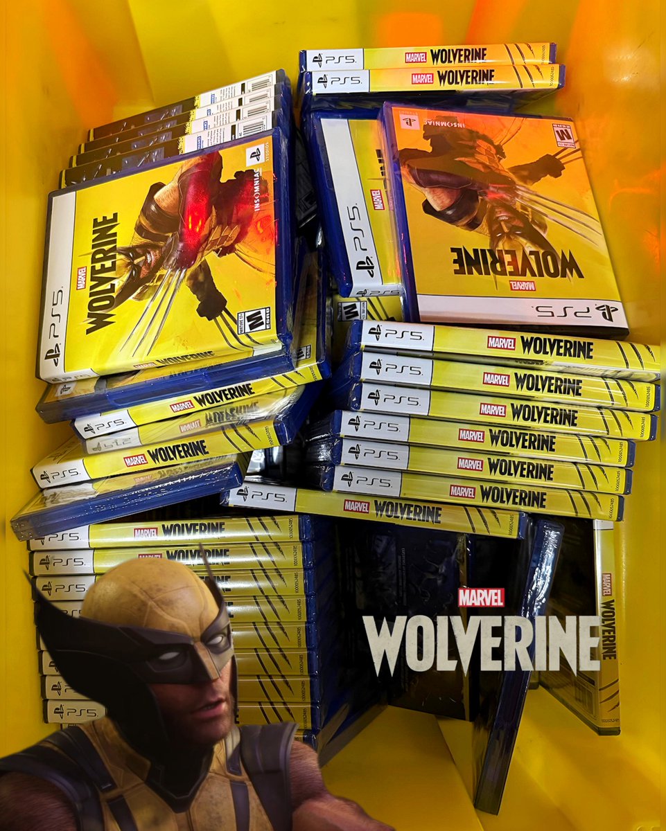 EmpressCarri's tweet photo. A sight to behold! We are soooo close everyone! LFG! Photo credits to Reddit user touken67 🔥💛🎮🖤🔥 #Wolverine #WolverinePS5 #MarvelGames #InsomniacGames #VideoGames https://t.co/oEsmluJZAD