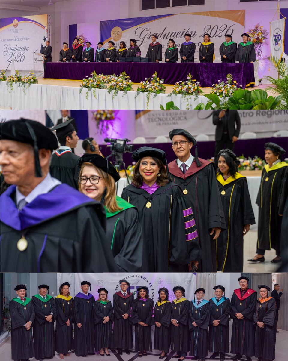 utppanama's tweet photo. 🎓 Celebramos a una nueva generación de profesionales del Centro Regional de Coclé, preparados para asumir nuevos retos y aportar al desarrollo de Panamá. https://t.co/lZNkixshKd