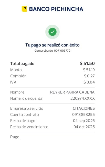richNEXO4's tweet photo. Buenas tardes @ATMGuayaquil me sale una retencion de los valores de mi cuenta bancaria y yo ya pague la citacion y me tienen con medida cautelar su ayuda @DanielNoboaOk @abg_sergioec @Presidencia_Ec https://t.co/LnA8k3mCO7
