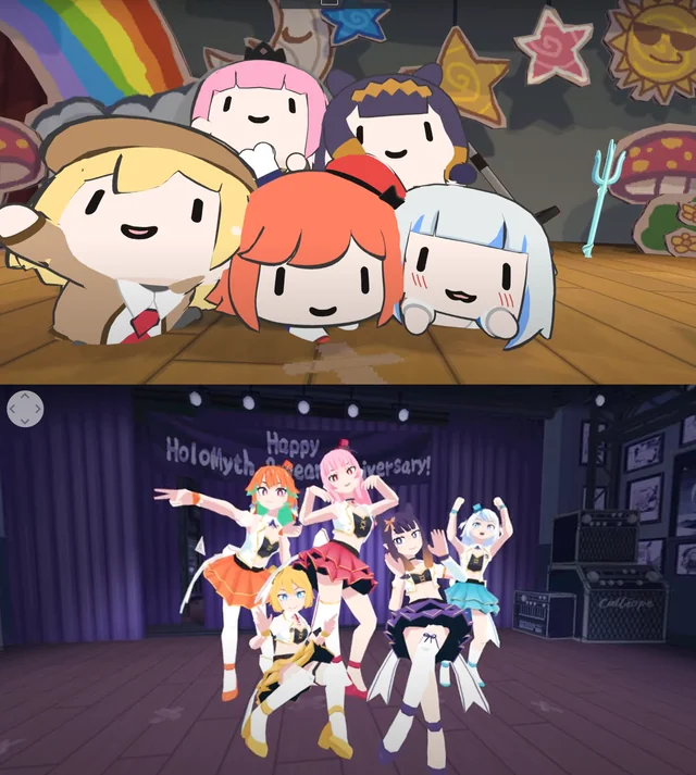Monafid3's tweet photo. I love Hololive English and Hololive Indonesia 🩵
When JP support has lacked, Hololive English and Hololive Indonesia create their own traditions and subcultures, and they have their own histories.

I see some benefits, but stripping them of that identity only makes me sad. https://t.co/l4BciA2s3p